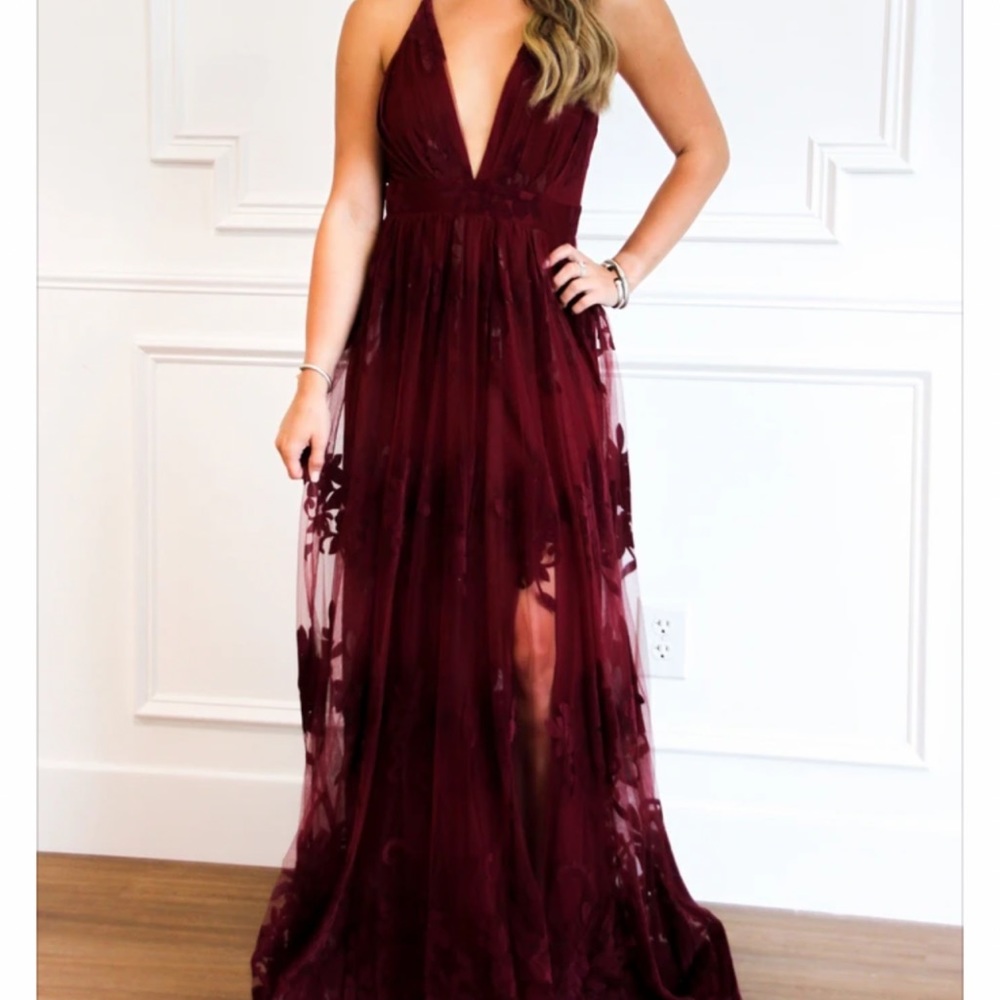 Bella and Bloom here comes the bride maxi dress